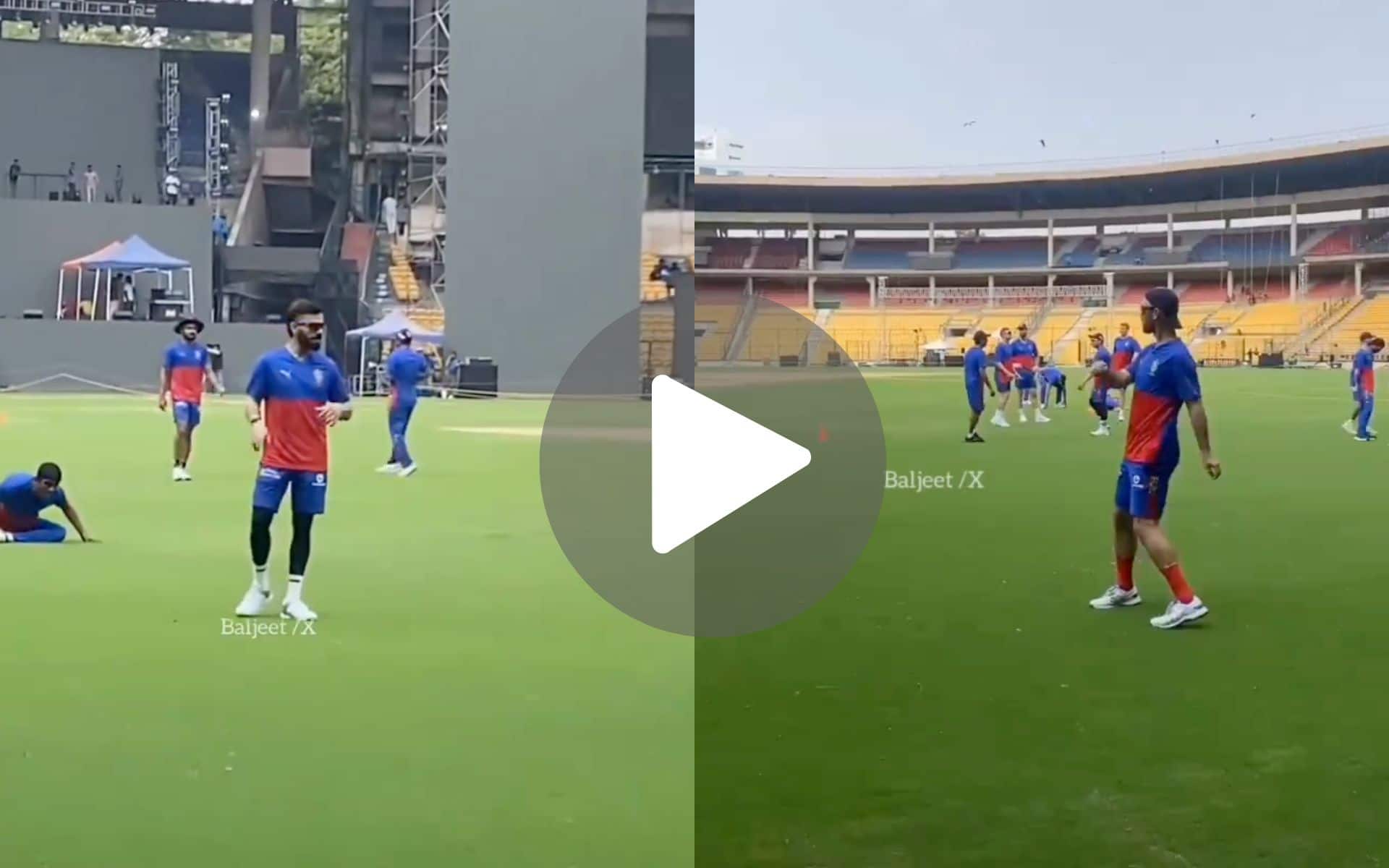 [Watch] Virat Kohli, Glenn Maxwell Display Football Skills Ahead Of RCB’s IPL Opener Vs CSK